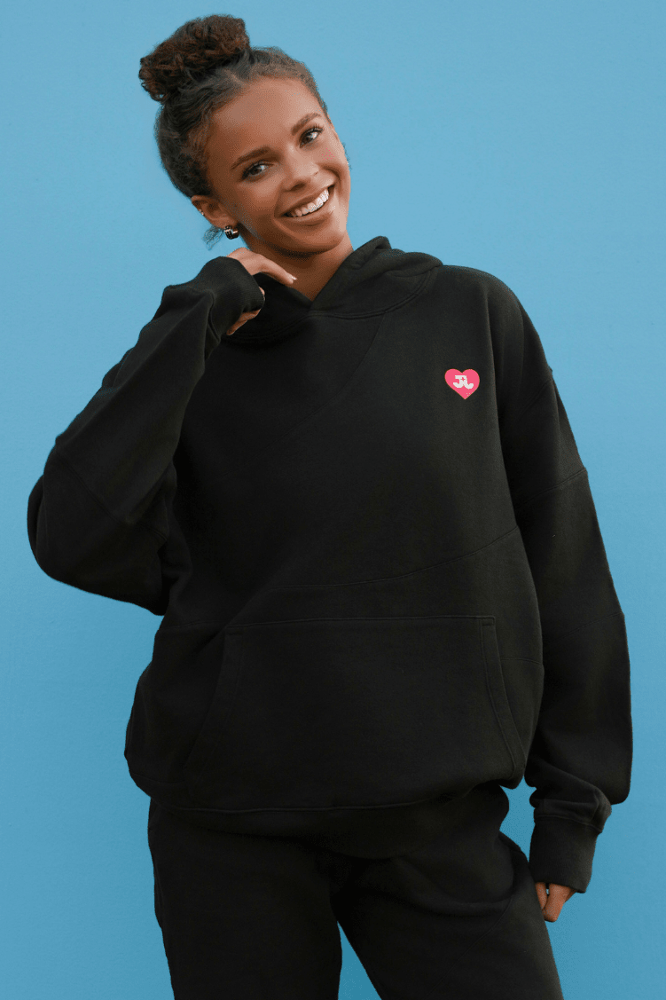 Beating Heart Hoodie To & From - Tops - Sweatshirts Jo+Jax