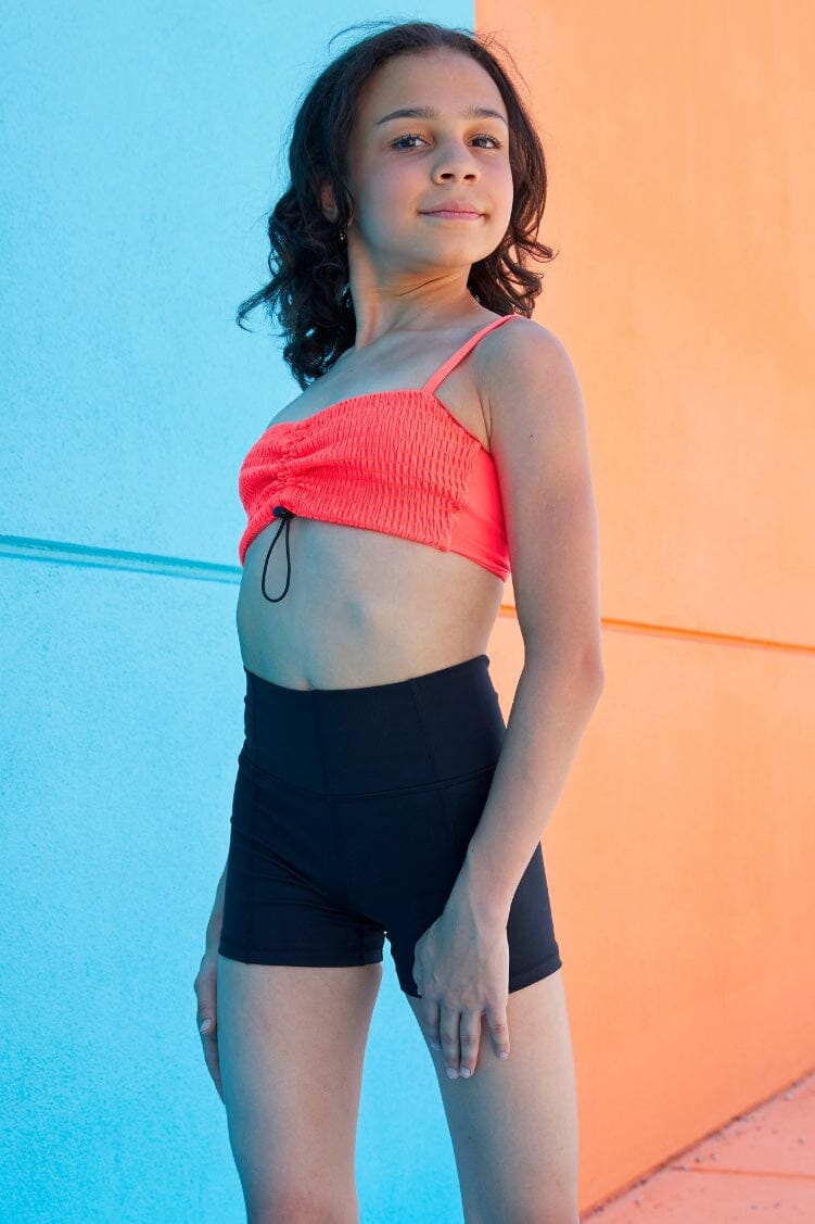 Cinch Top Youth Fitted Wear - Tops - Bra Tops Jo+Jax