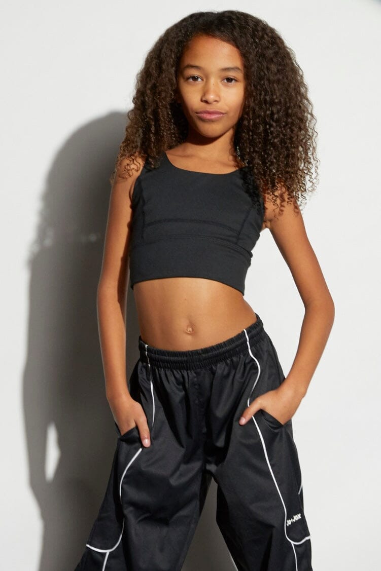 Hot Shot Tank Youth Jo+Jax Black Youth Small