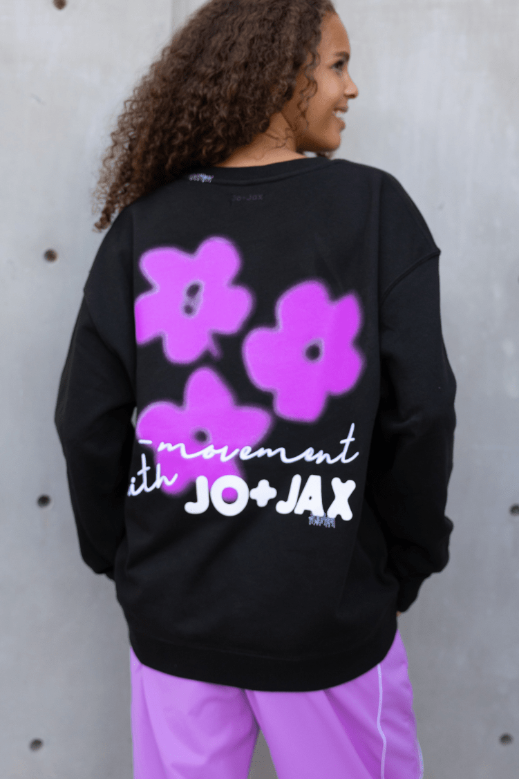 In Movement Sweatshirt To & From - Tops - Sweatshirts Jo+Jax Black XXSA
