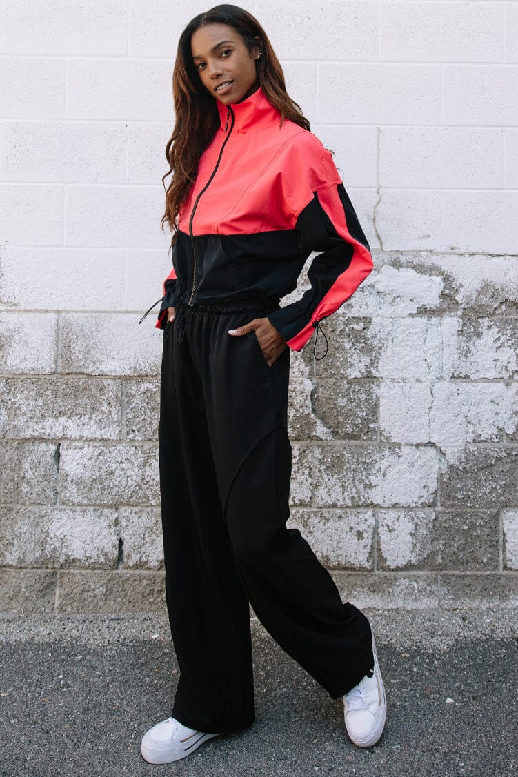 Parachute Pants To & From - Bottoms - Pants Jo+Jax Stark Black XX-Small Adult