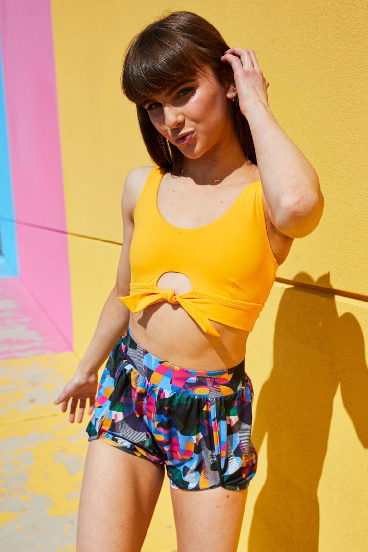 Plot Twist Top Fitted Wear - Tops - Bra Tops Jo+Jax Tangerine Large Adult