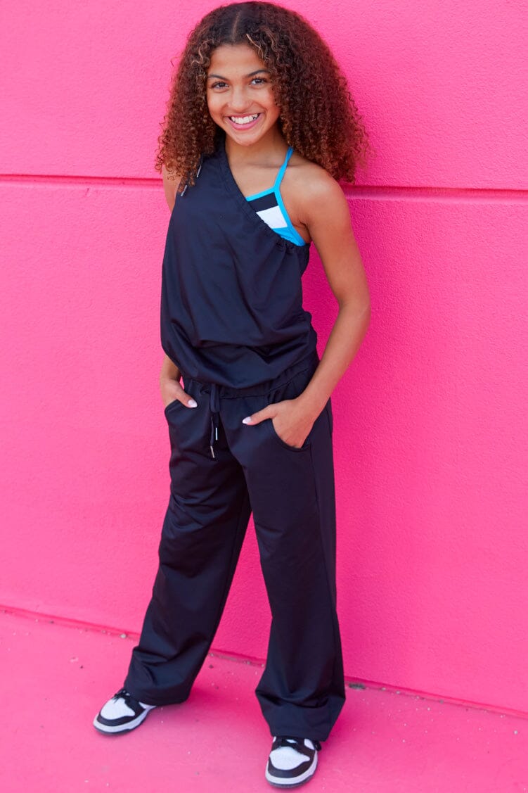 Straight Leg Jumper To & From - One Pieces - Jumpers/Rompers Jo+Jax Black Youth X-Small