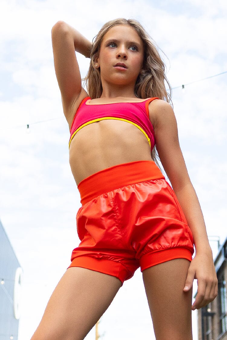 Warm Up Shorts To & From - Bottoms - Shorts Jo+Jax Cayenne Youth Small