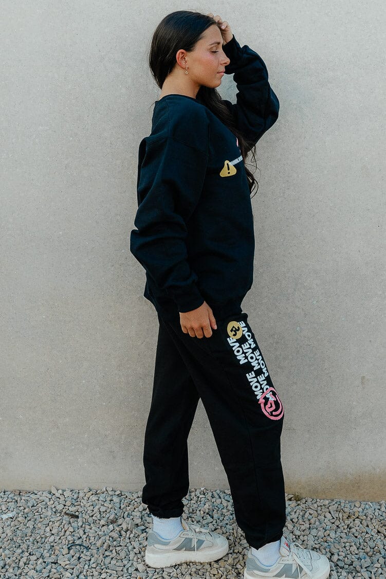 Warning Sweatpants Jo+Jax