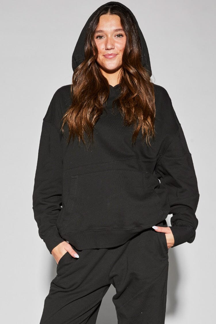Wave Hoodie To & From - Tops - Sweatshirts Jo+Jax Black XX-Small Adult