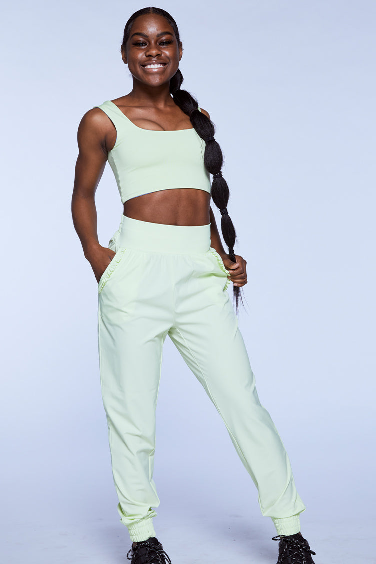 Icon Pants To & From - Bottoms - Pants Jo+Jax Lemon Lime XX-Small Adult