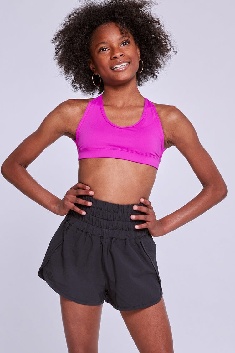 Icon Shorts To & From - Bottoms - Shorts Jo+Jax Black Youth X-Small