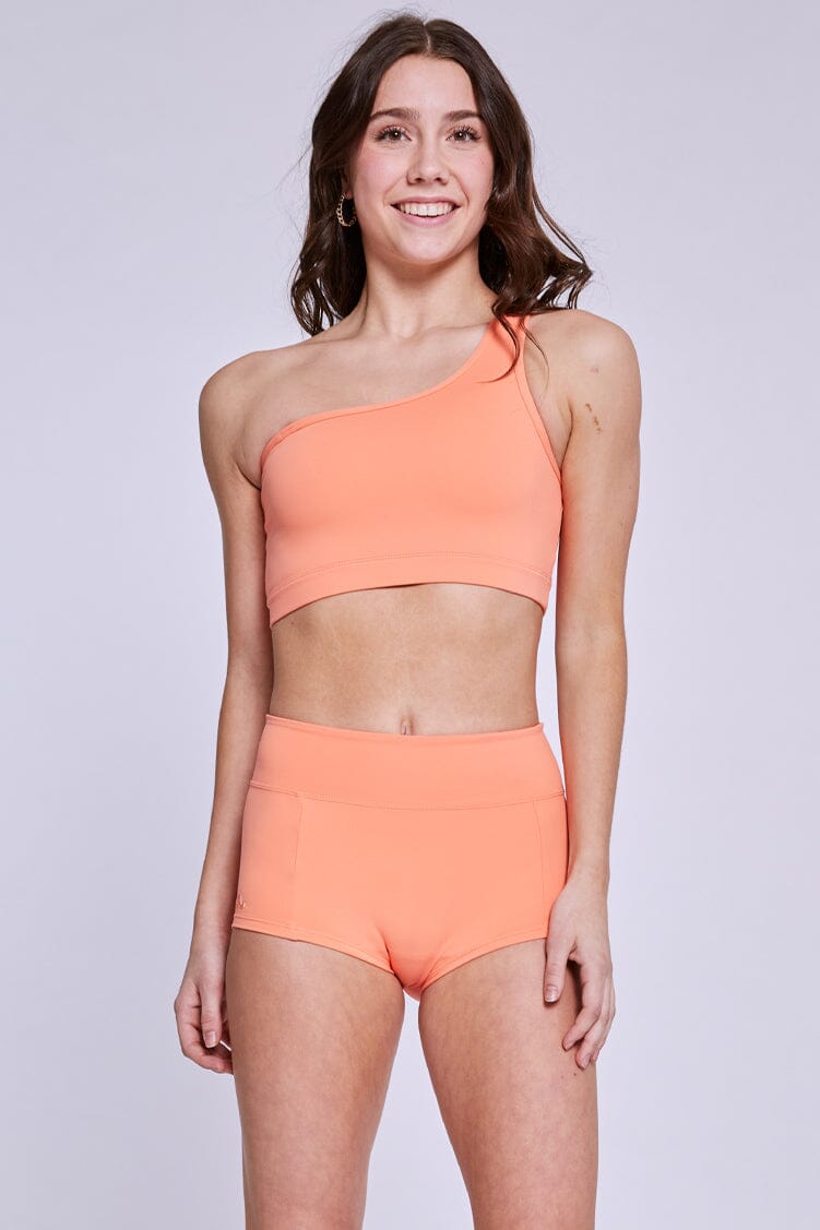 One Up Crop Fitted Wear - Tops - Crop Jo+Jax Grapefruit XX-Small Adult 