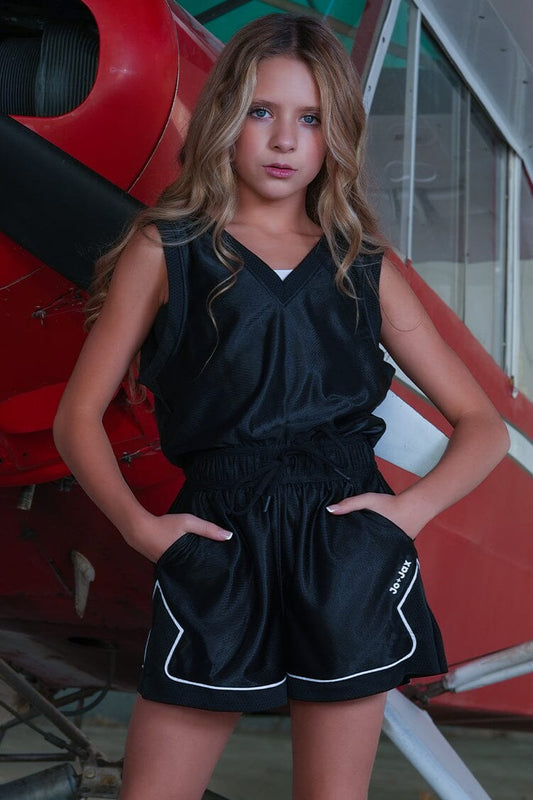 All-Star Jumper To & From - One Pieces - Jumpers/Rompers Jo+Jax Black Youth Small 