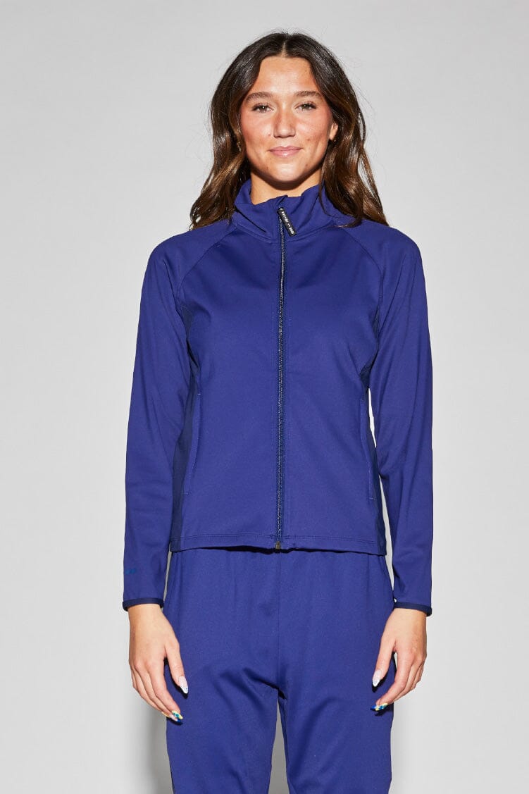 Ambition Jacket To & From - Tops - Jackets Jo+Jax Navy XX-Small Adult 