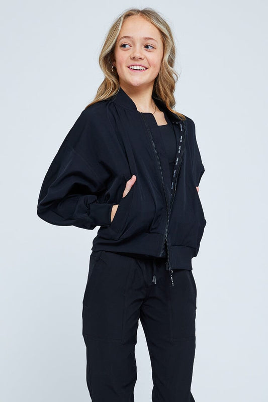 Be Free Jacket To & From - Tops - Jackets Jo+Jax Black Youth X-Small 