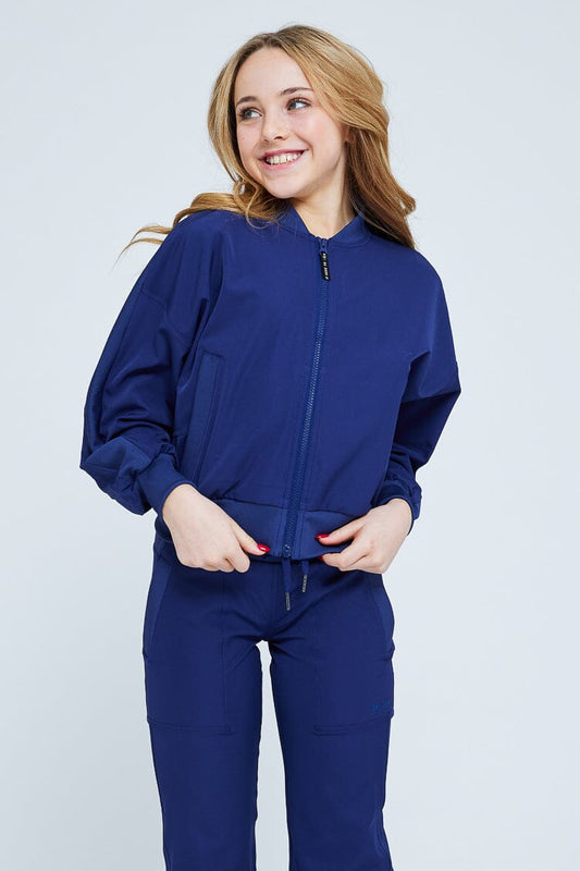 Be Free Jacket To & From - Tops - Jackets Jo+Jax Navy Youth X-Small