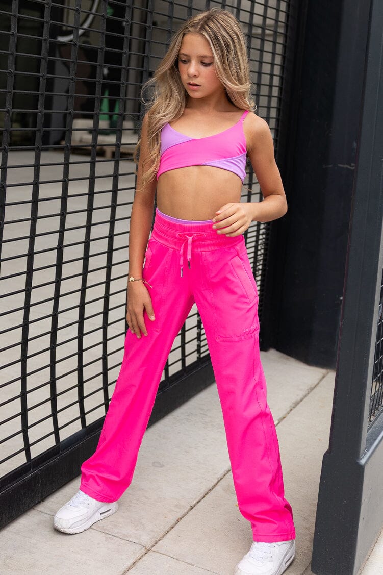 Be Free Pants To & From - Bottoms - TWC Pants Jo+Jax Hot Pink Youth X-Small 