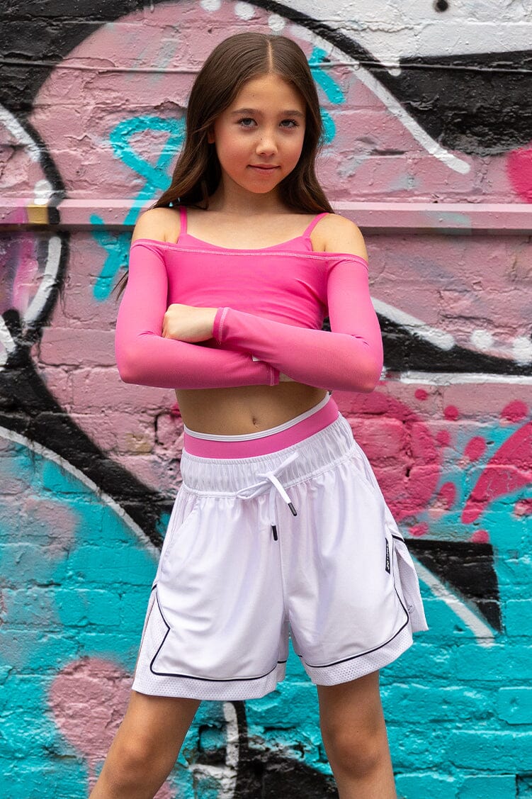 Duo Top Fitted Wear - Tops - Bra Tops Jo+Jax Cerise Youth Small 