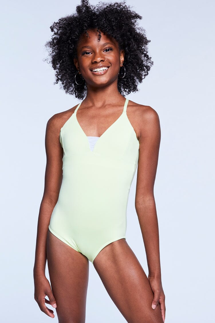 Empire Leo Fitted Wear - One Pieces - Leotards Jo+Jax Lemon Lime Youth Small 