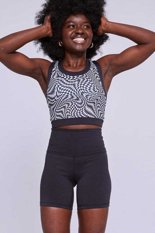 Flex Crop Fitted Wear - Tops - Crop Jo+Jax Matrix Large Adult 
