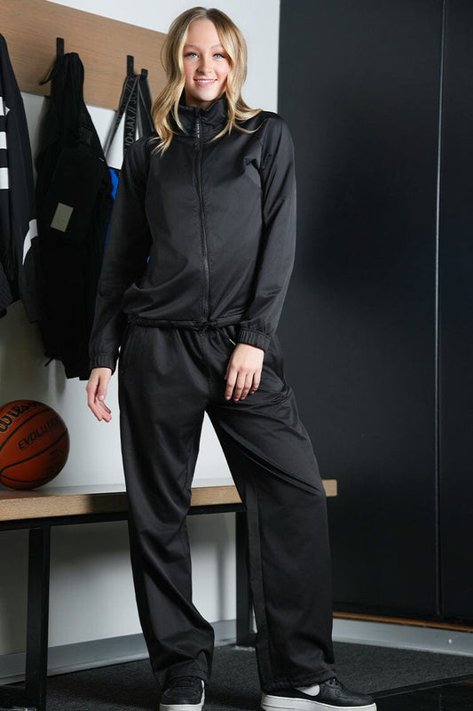 Fly Jacket To & From - Tops - Jackets Jo+Jax Stark Black XX-Small Adult 