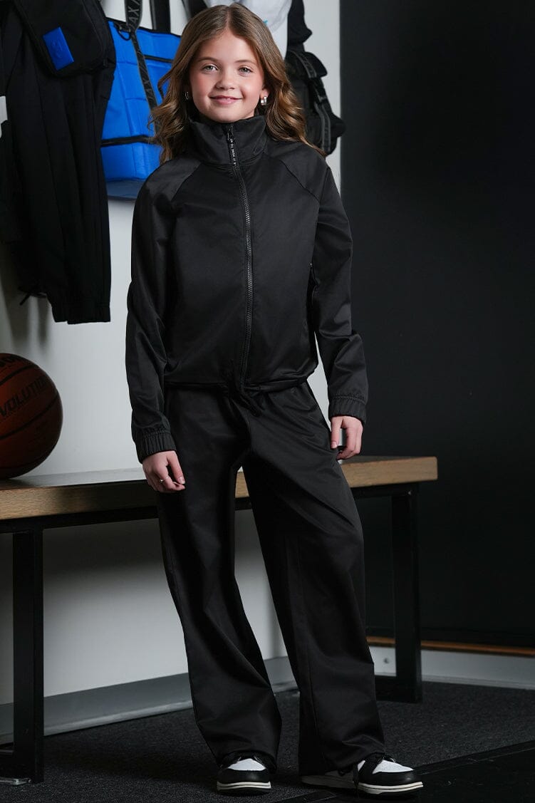 Fly Jacket To & From - Tops - Jackets Jo+Jax Stark Black Youth X-Small 