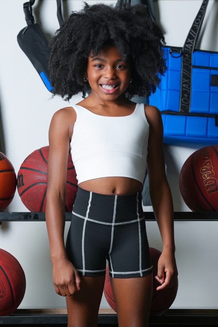 Hot Shot Tank Fitted Wear - Tops - Tank Tops Jo+Jax White Youth Small 