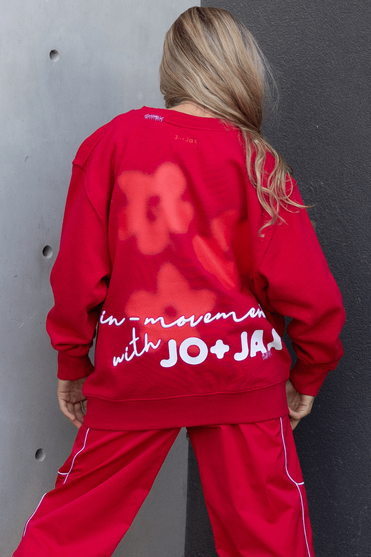 In Movement Sweatshirt To & From - Tops - Sweatshirts Jo+Jax Cherry YS 