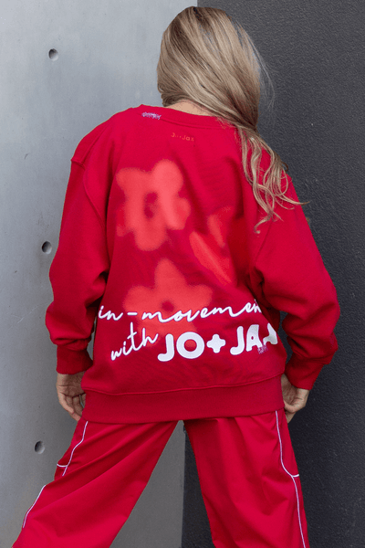 In Movement Sweatshirt To & From - Tops - Sweatshirts Jo+Jax Cherry YS 