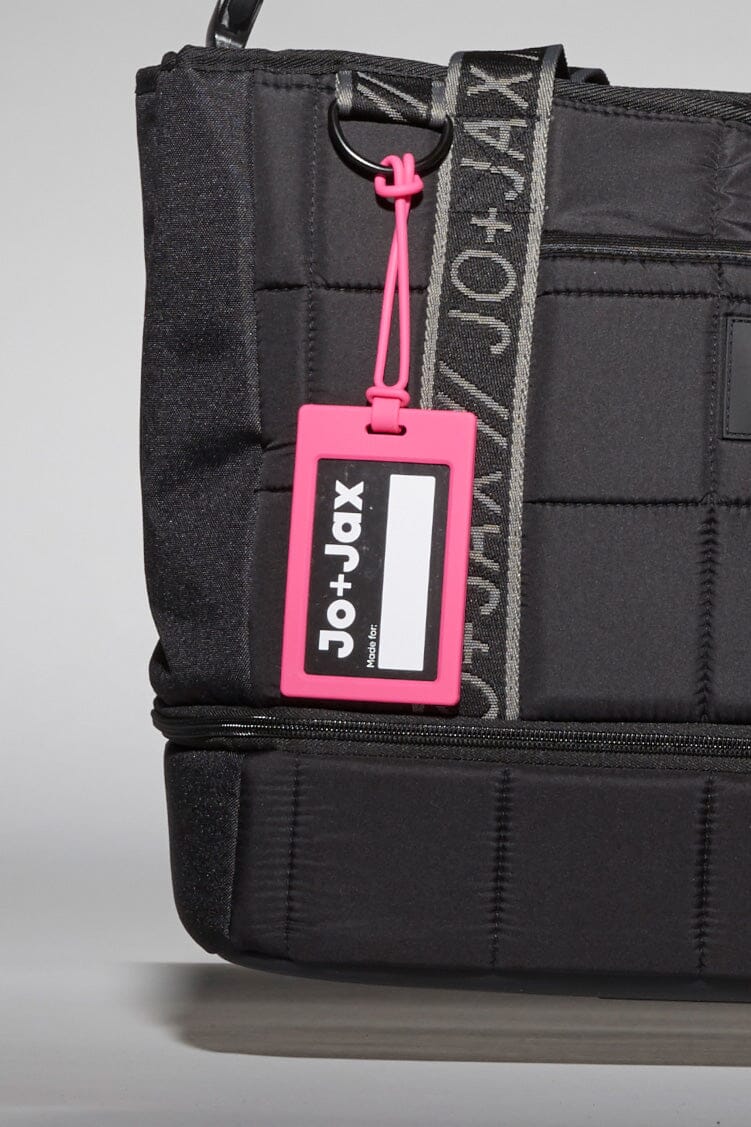 Jo+Jax Luggage Tag Accessories - Bags - Misc Bags Jo+Jax Neon Pink One Size 