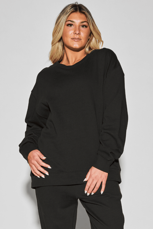 Jo+Jax Sweatshirt To & From - Tops - Sweatshirts Jo+Jax Black XX-Small Adult 