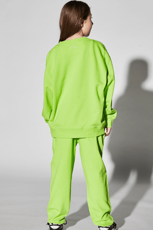 Jo+Jax Sweatshirt To & From - Tops - Sweatshirts Jo+Jax Lime Youth Small 