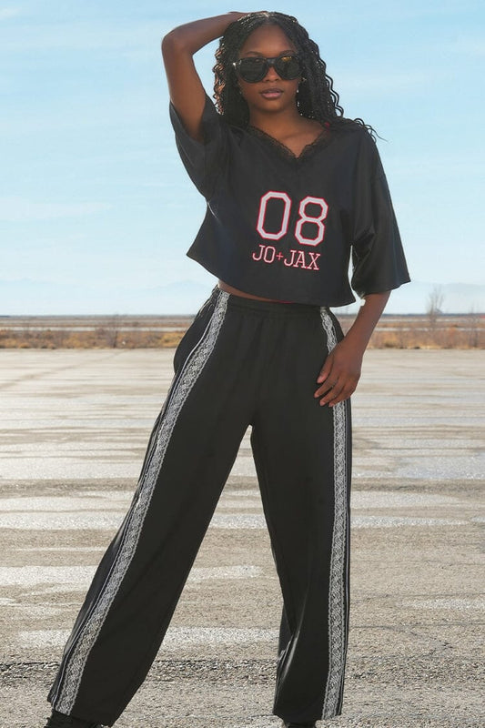 League Jersey To & From - Tops - Tees & Tanks Jo+Jax Black XX-Small Adult 