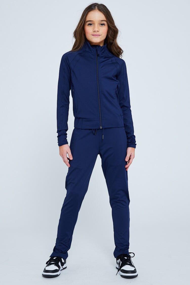Lightspeed Jacket To & From - Tops - Jackets Jo+Jax Deep Navy Youth X-Small