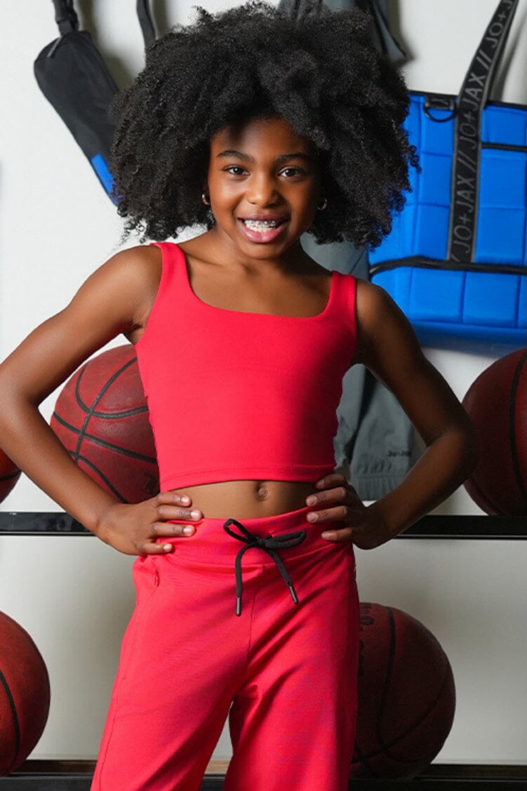 Limit Tank Fitted Wear - Tops - Tank Tops Jo+Jax Lipstick Youth Small 