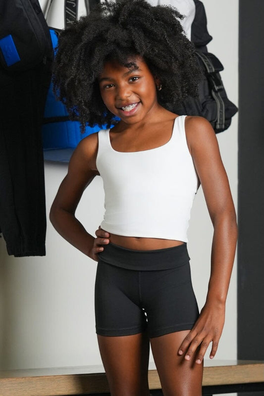 Limit Tank Fitted Wear - Tops - Tank Tops Jo+Jax White Youth Small 