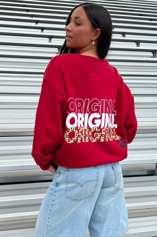 Original Sweatshirt To & From - Tops - Sweatshirts Jo+Jax Cherry XXSA
