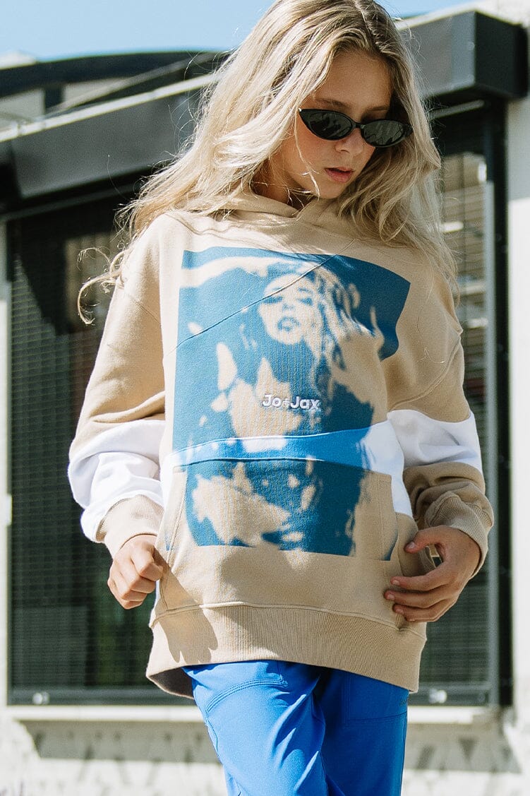 Out Loud Hoodie Jo+Jax Latte YS 