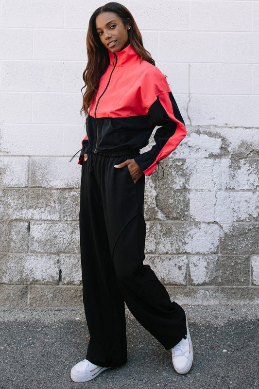 Parachute Pants To & From - Bottoms - Pants Jo+Jax Stark Black XX-Small Adult 