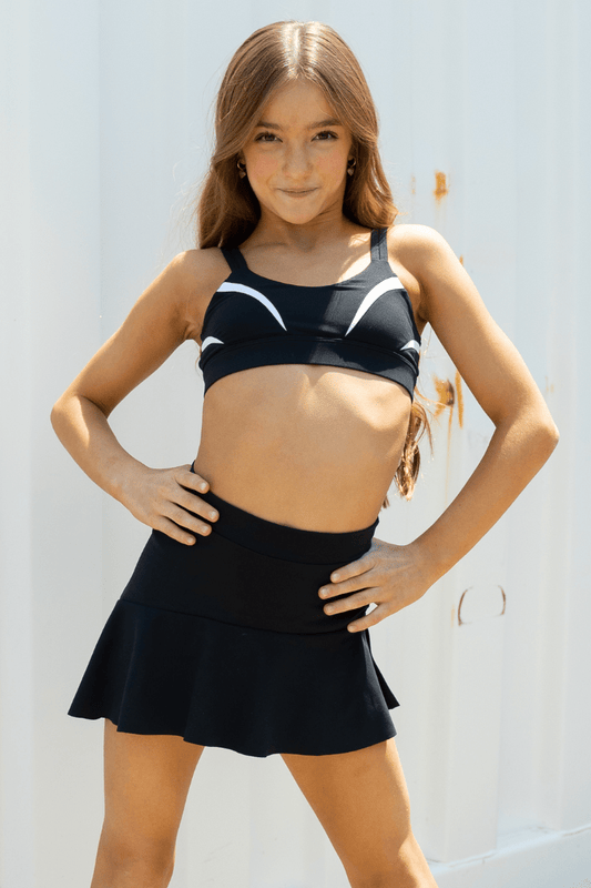 Pinch Me Skirt Fitted Wear - Bottoms - Skirts Jo+Jax Black Youth Small 