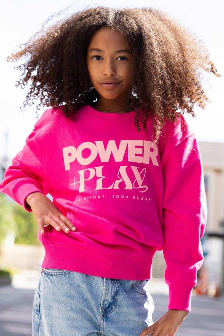 Power + Play Sweatshirt To & From - Tops - Sweatshirts Jo+Jax Neon Pink YS 