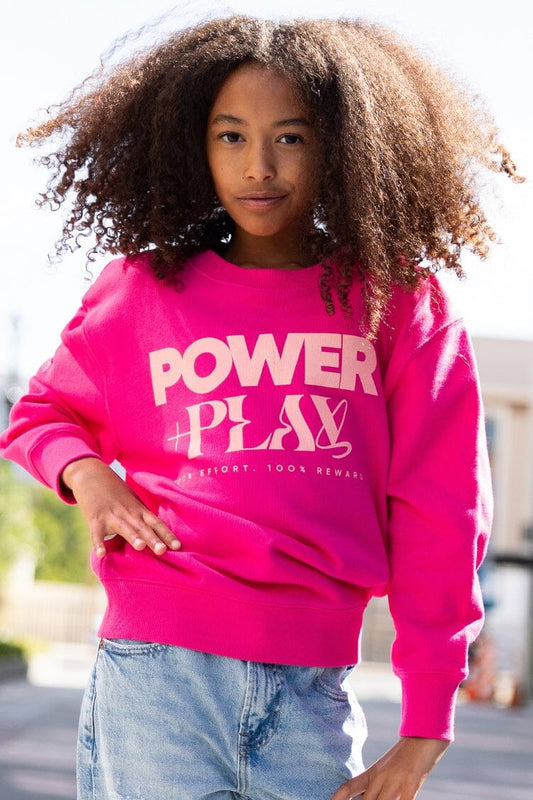 Power + Play Sweatshirt To & From - Tops - Sweatshirts Jo+Jax Neon Pink YS 