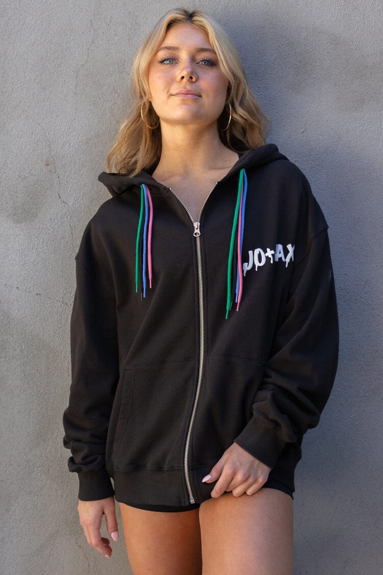 Rock It Zip Hoodie Graphics Apparel - To & From - Tops - Sweatshirts Jo+Jax 