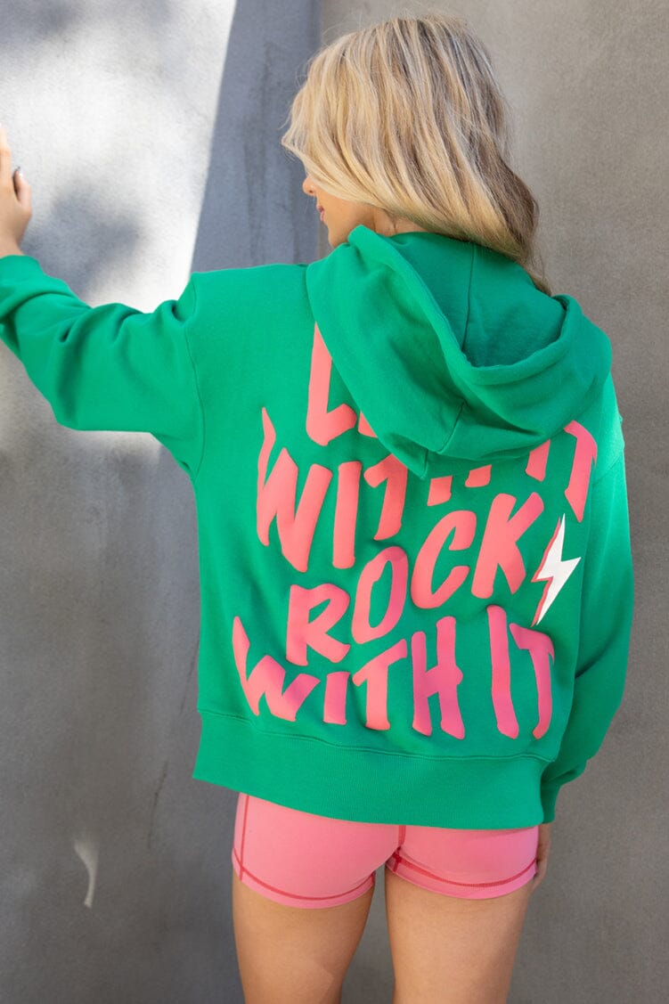 Rock It Zip Hoodie Graphics Apparel - To & From - Tops - Sweatshirts Jo+Jax 