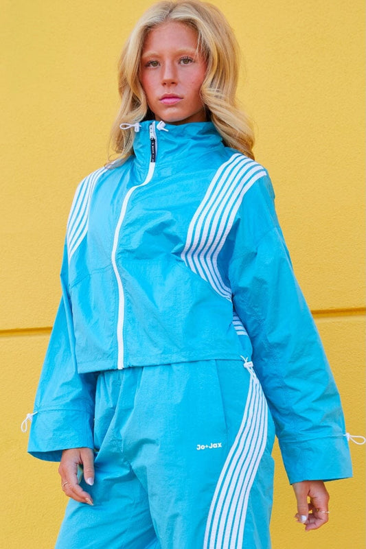 Roster Jacket To & From - Tops - Jackets Jo+Jax Bright Blue XX-Small Adult 