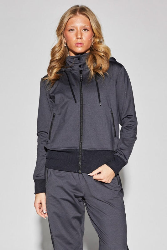 Spotlight Jacket To & From - Tops - Jackets Jo+Jax Dark Gray XX-Small Adult 