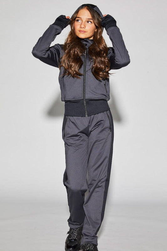 Spotlight Jacket To & From - Tops - Jackets Jo+Jax Dark Gray Youth X-Small 