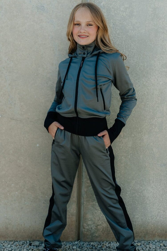 Spotlight Jacket To & From - Tops - Jackets Jo+Jax Stone Youth X-Small 