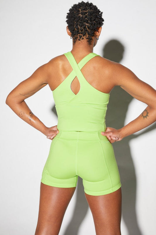 Spotlight Tank Fitted Wear - Tops - Tank Tops Jo+Jax Lime XX-Small Adult 