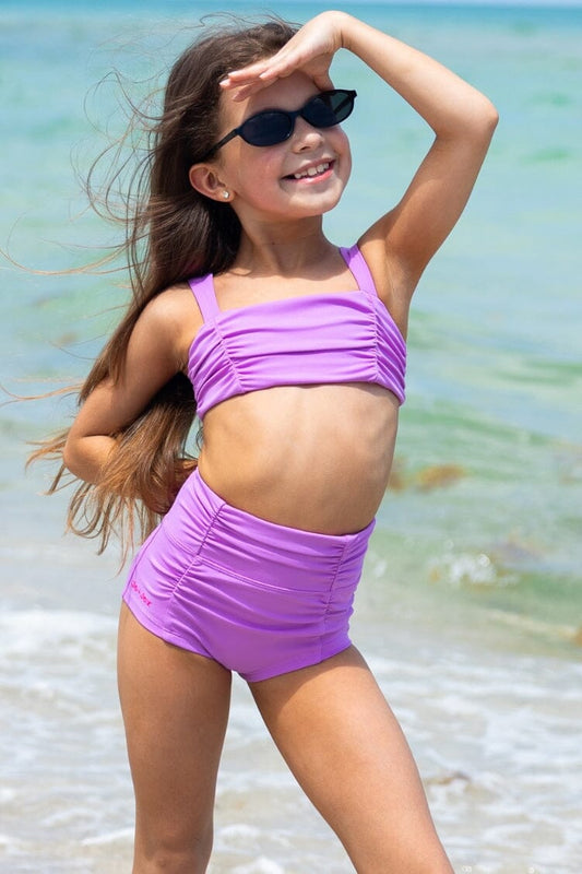 Summer Top Fitted Wear - Tops - Bra Tops Jo+Jax Bright Lavender Youth X-Small 