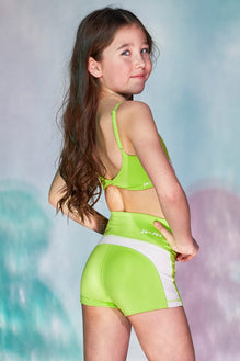 Sunrise Shorts Fitted Wear - Bottoms - Shorts Jo+Jax Lime Youth Small 