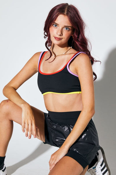 Surf Top Fitted Wear - Tops - Bra Tops Jo+Jax Sweet Pink X-Small Adult 