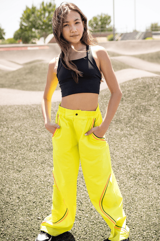 Swirl Pants To & From - Bottoms - Pants Jo+Jax Highlighter Youth X-Small